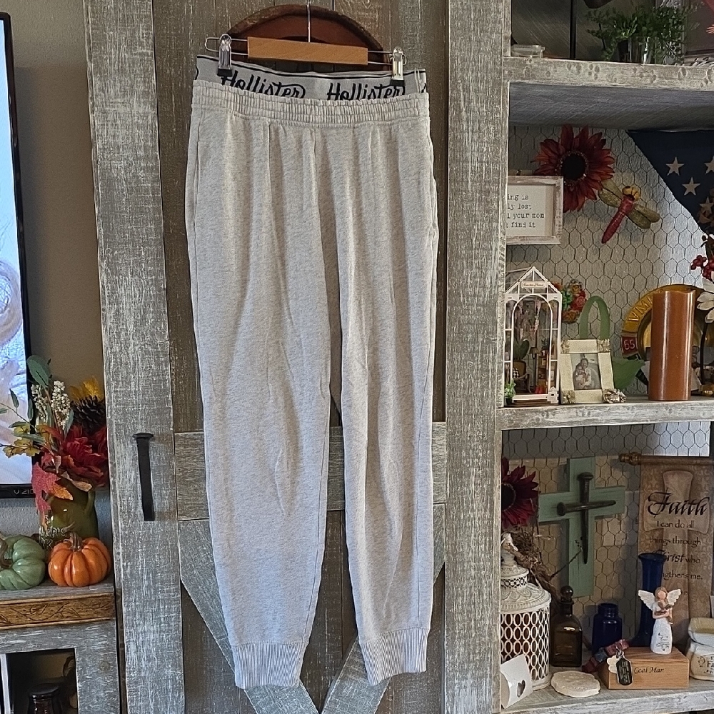 Hollister Light Gray Sweatpants